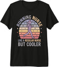 Retro Healthcare Marathon Jogger Illustration