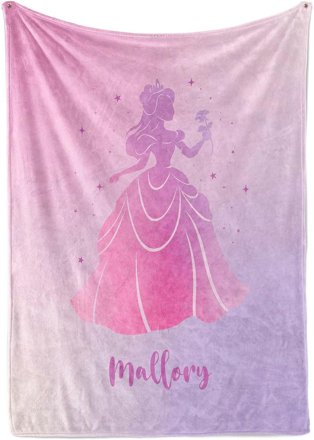 Custom Princess Blanket for Girls - Personalized Name Princess Throw - Soft & Plush Fleece - Printed in USA - Gift for Girls (Fleece 50"x60")