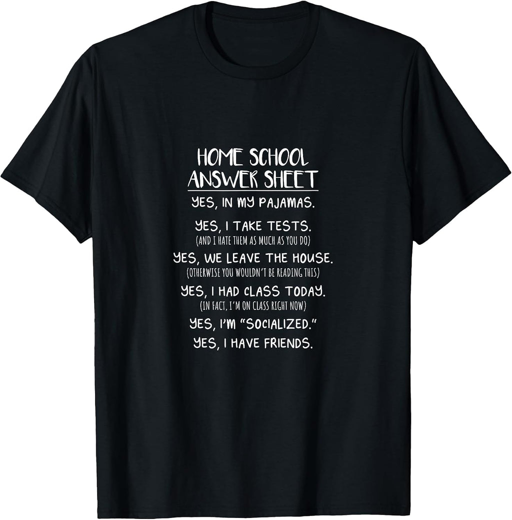 Minimalist homeschooling students merch