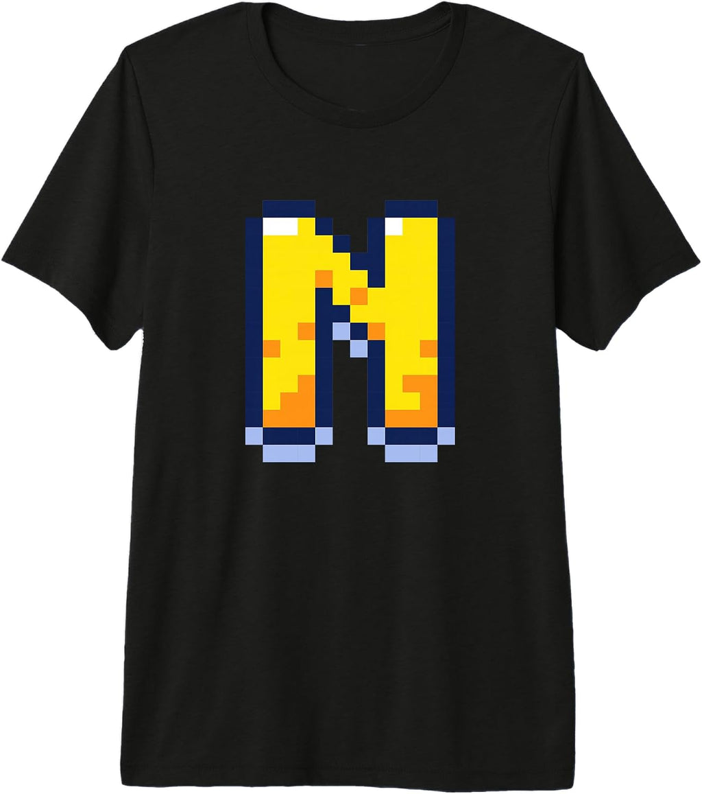 Retro Alphabet Pixel Gaming Letter Collection