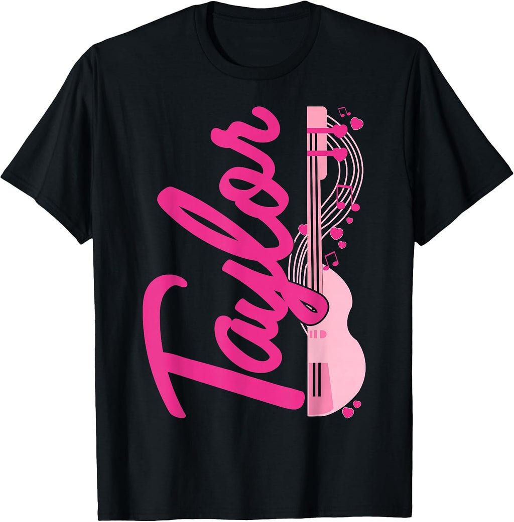 Girl Retro Taylor First Name Personalized Apparel