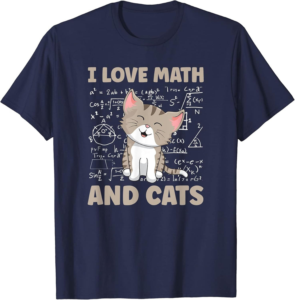 Math And Cats Lover Merch