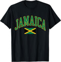 Jamaica Flag Jamaican Graphic T-Shirt