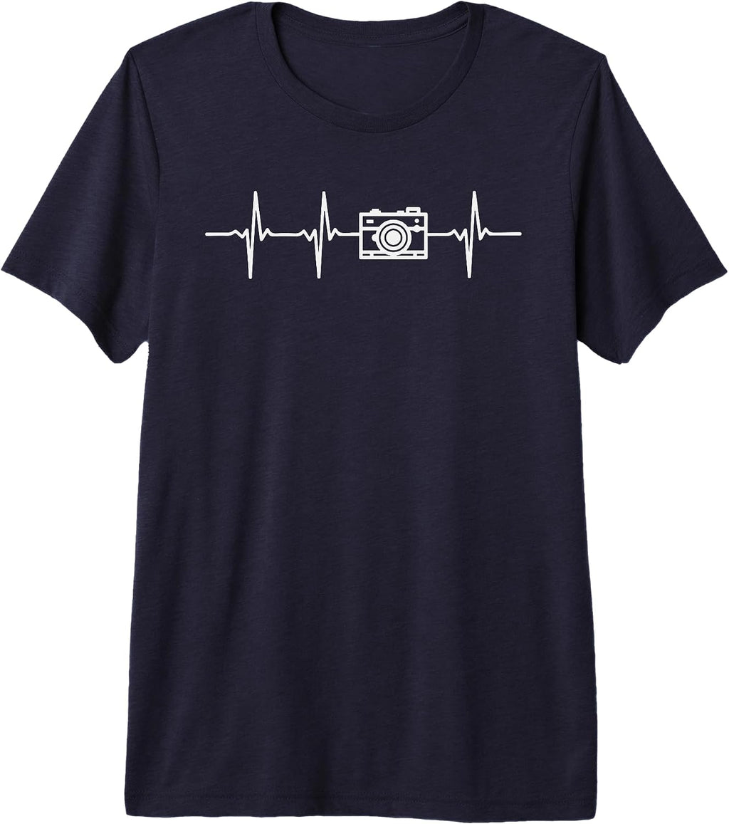 Photographer Camera Heartbeat Men Women Kids