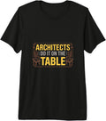 Architect Vintage Blueprint Drafting Table Humor