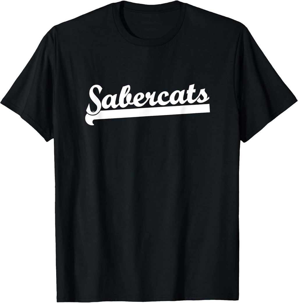 Sabercats Team Mascot Sports Player Gamer Stuff