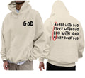 Christian Hoodies for Men Inspirational God Faith Jesus Sweatshirts Vintage Bible Verse Graphic Pullover Hoodie