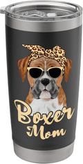 Boxer Mom - Dog Lover Animal Whisperer Veterinarian Stainless Steel Insulated Tumbler