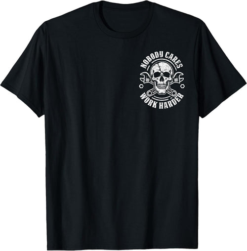 (2-Side) No One Owes You Shit Work Harder Funny Motivational T-Shirt