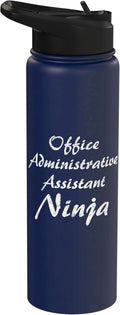 Office Administrative Assistant Tshirt Occupation Work Stainless Steel Insulated Water Bottle