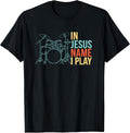 Christian Drummer in Jesus Name I Play - Worship Band Drums T-Shirt