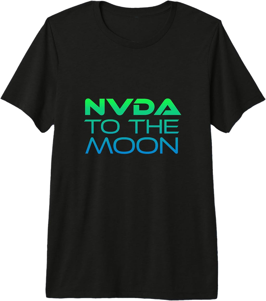 NVDA To The Moon Original AI Tee Designs