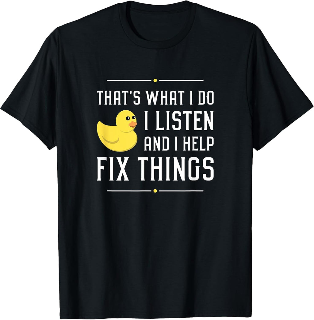 Rubber Duck Debugging Programming Tees