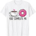 I Heart Cute Cartoon Coffee and Donuts Tee Shirts