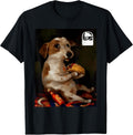 Retro Funny Dog Pizza Taco Lover