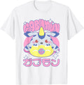 Gabumon Chibi Bubble Letter Kanji Digital Monsters T-Shirt