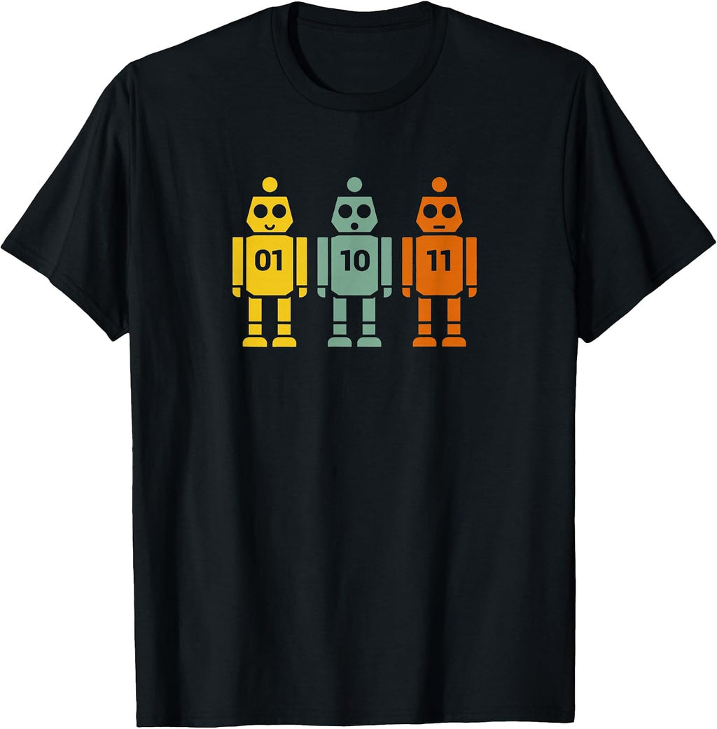 01 10 11 Robot Designs - Binary