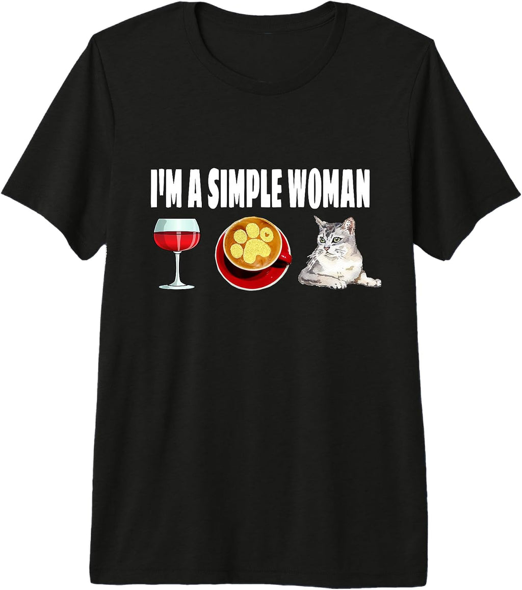 Funny Coffee Cat Wine Lovers Gift Pets Owner Club