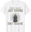 headgehog hug me tee for introverts introvert gift