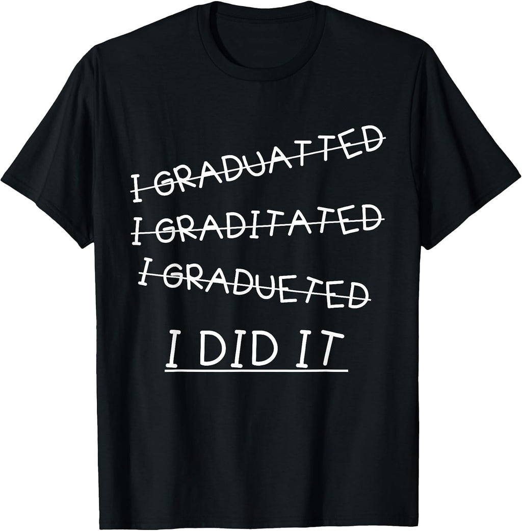 Kindergarten to College Graduation Gifts Shirts