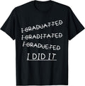 Kindergarten to College Graduation Gifts Shirts