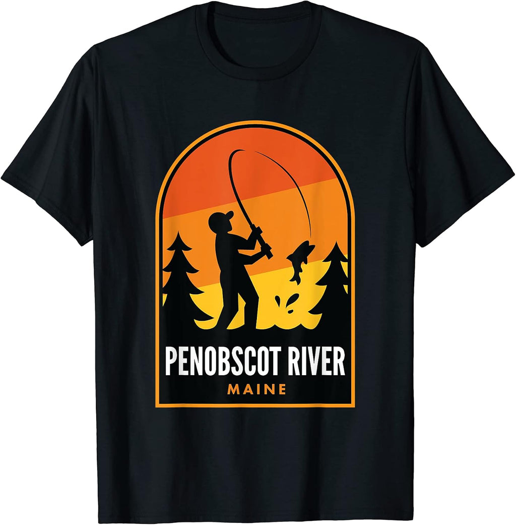 Penobscot River ME Fishing Merch
