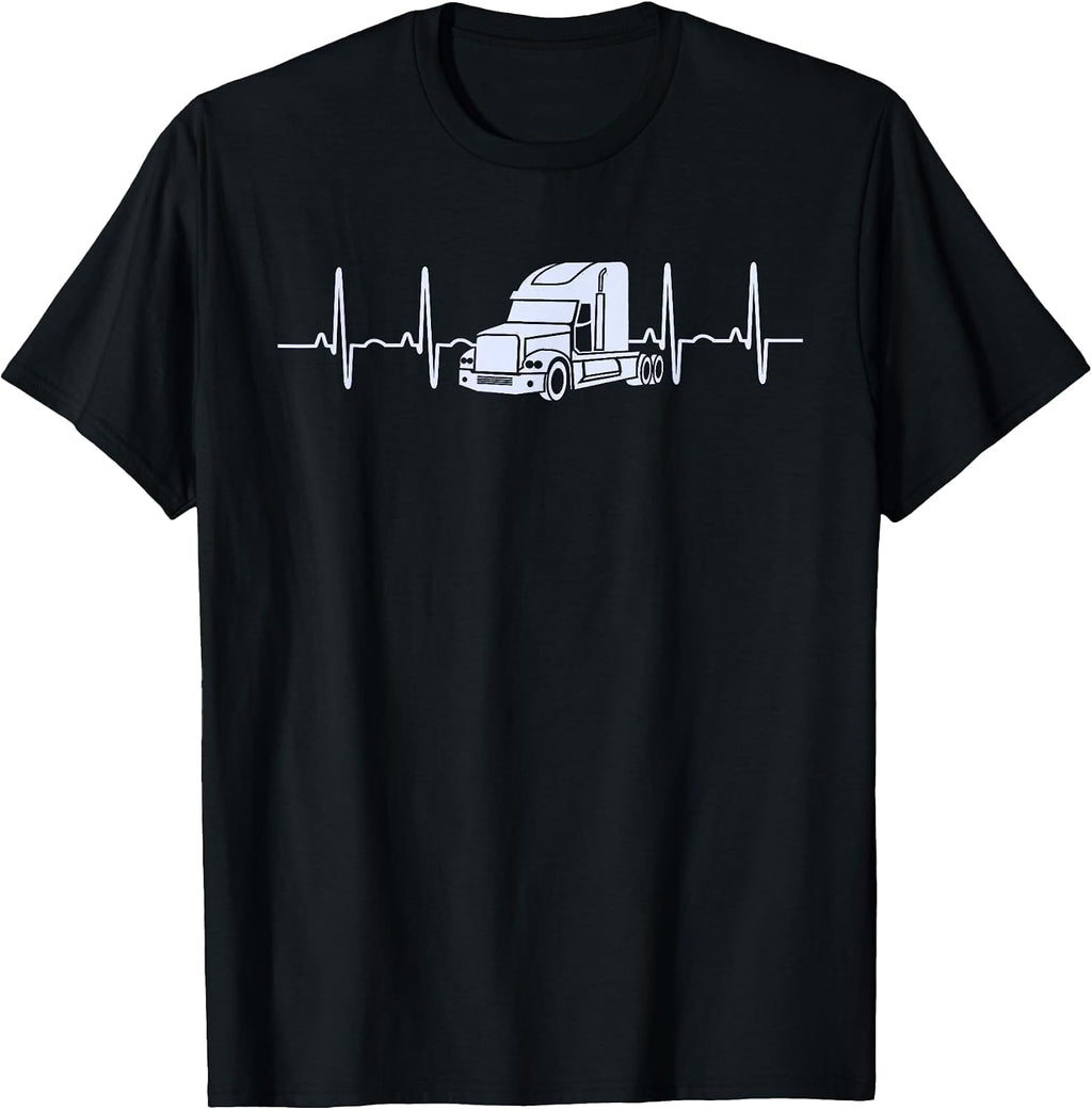 Heartbeat Trucking Shirt Gift