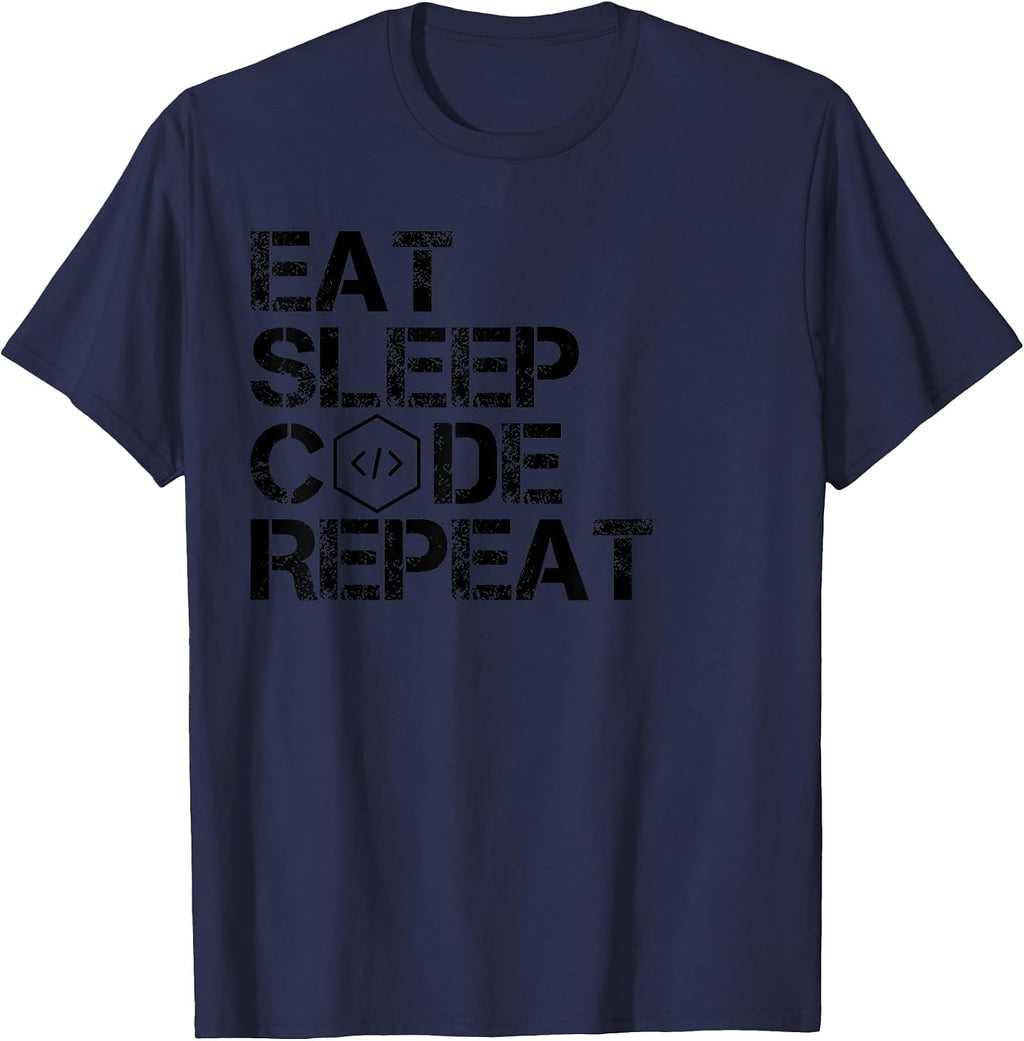 Funny Coding Eat Sleep Code Repeat