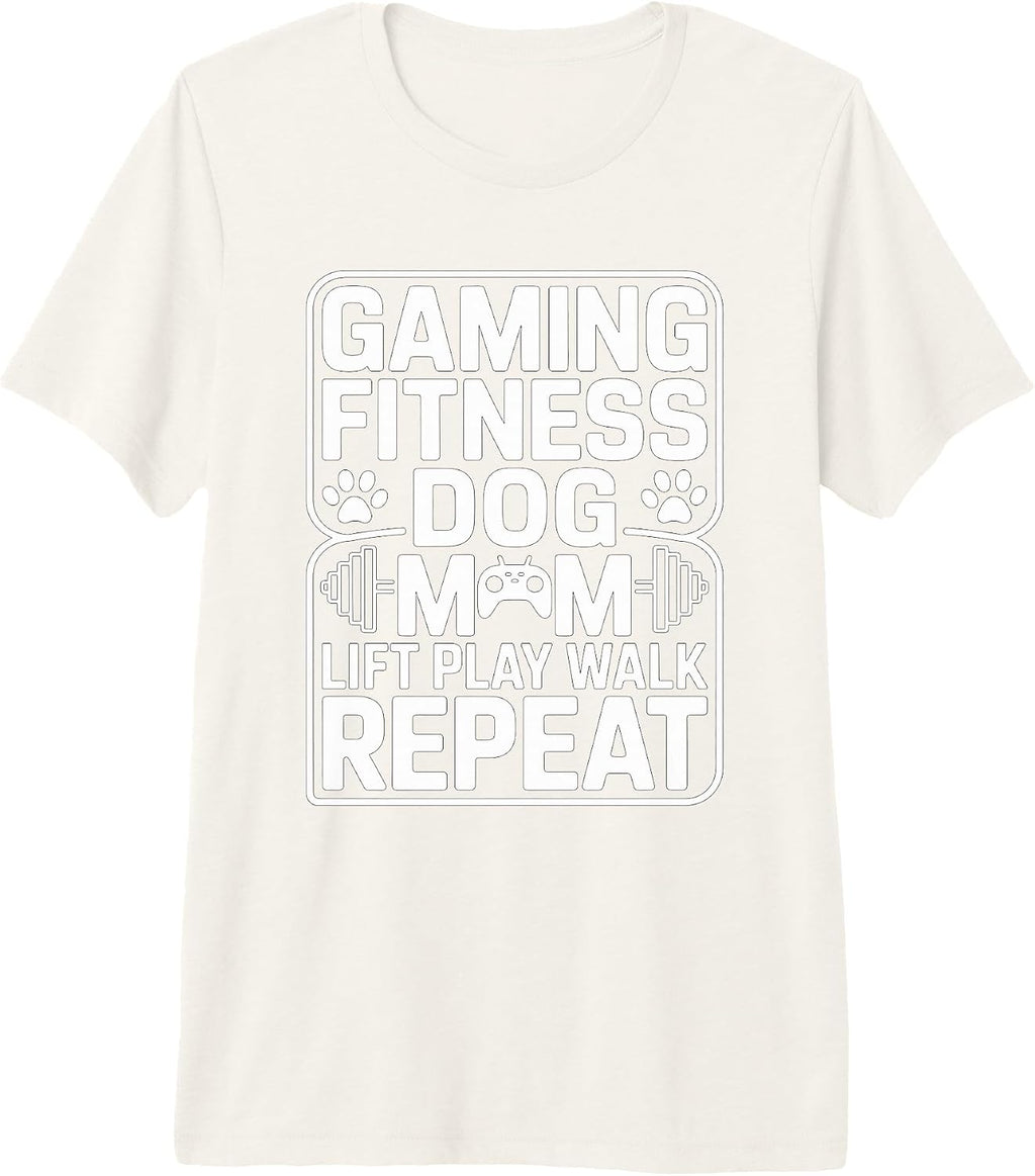 Gaming Fitness Dog Lover Mom