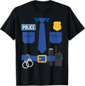 Police Costume Graphic Officer Outfit Art