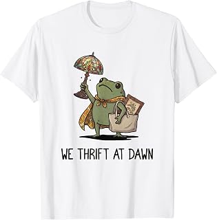 Thrift Dawn Frog Thrifting Vintage Collector Tee Unisex T-shirt, Sweatshirt, Hoodie (1)