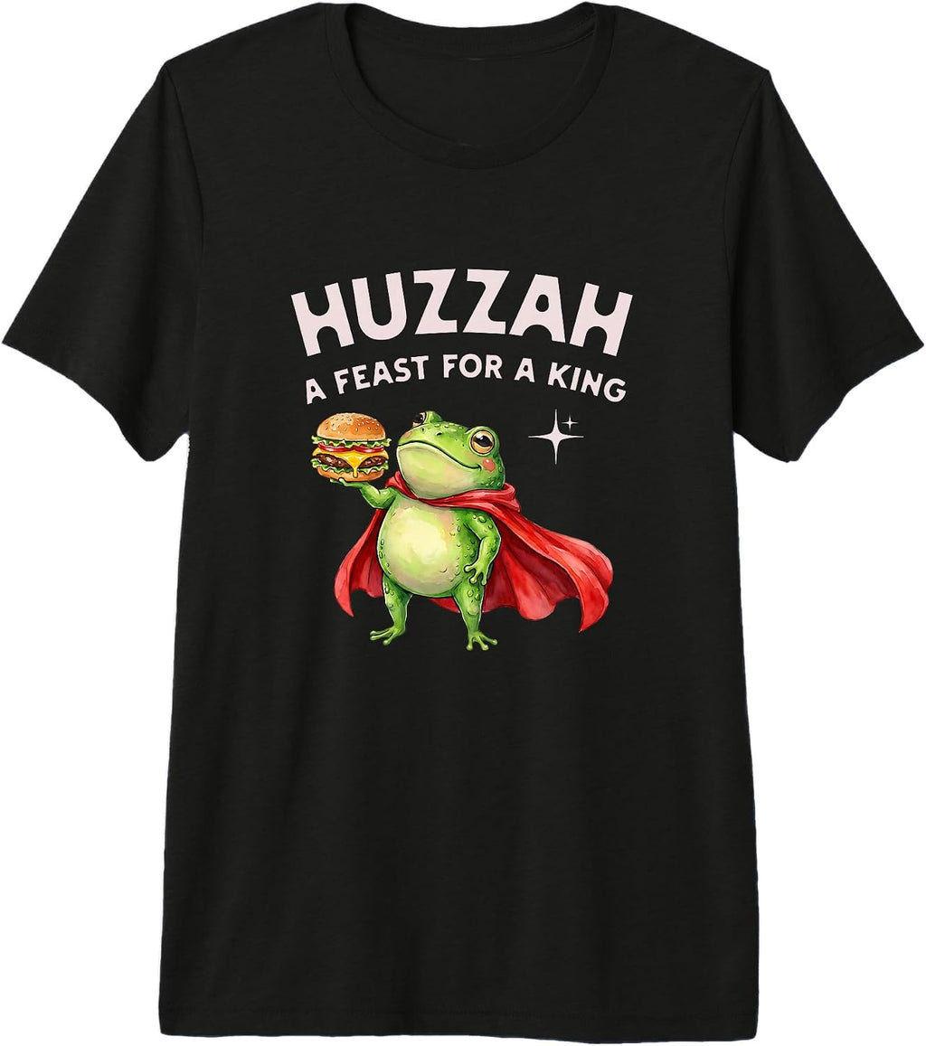 Medieval Humorous Frog Knight Food Snacks Quest