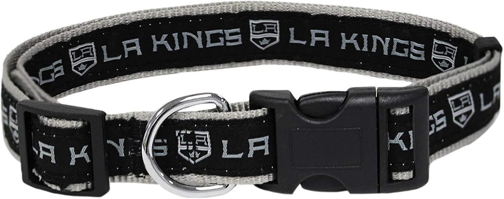 NHL Los Angeles Kings Collar for Dogs & Cats, Large. - Adjustable, Cute & Stylish! The Ultimate Hockey Fan Collar!