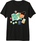 Tourist Spirit Day Travel Camera Map Costume