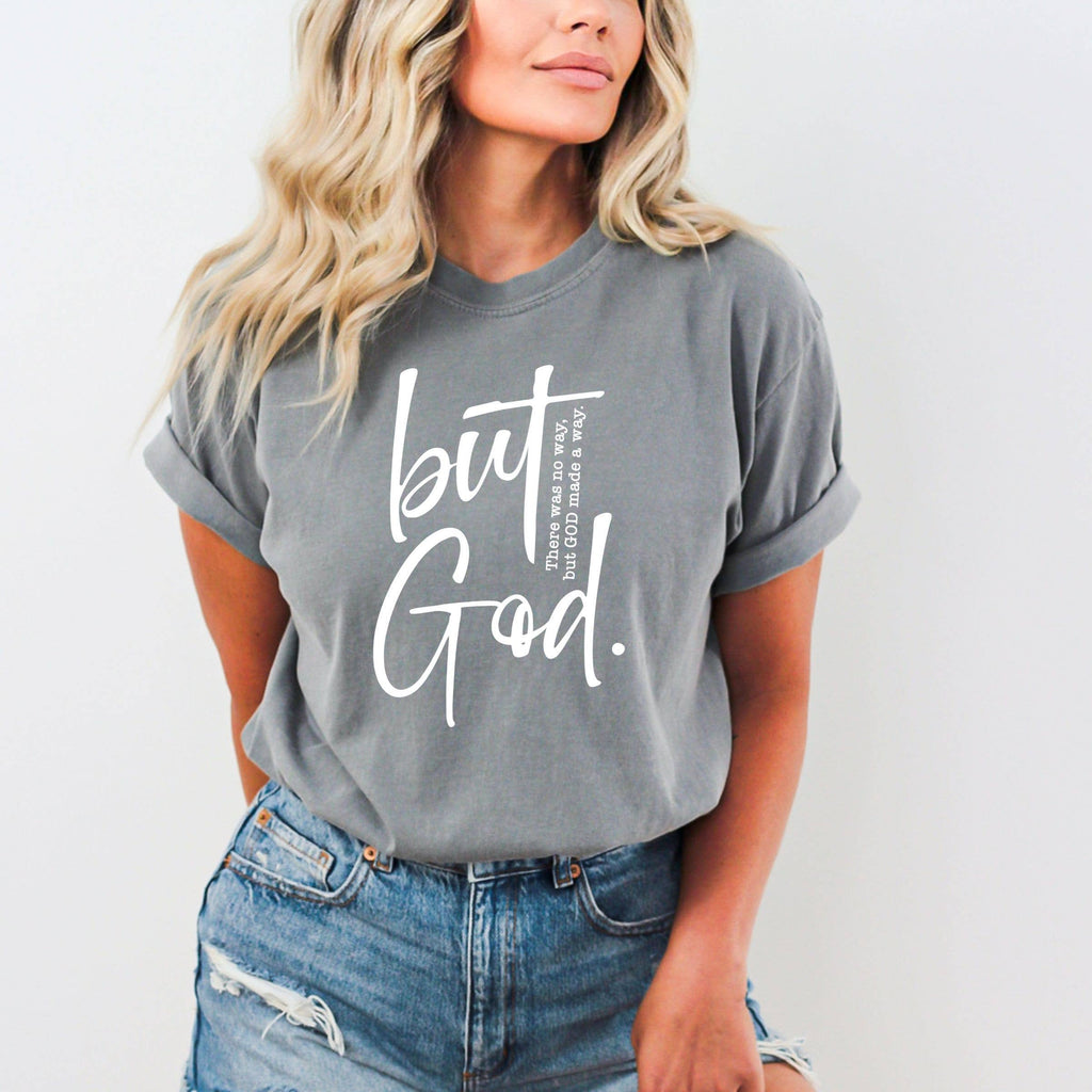 But God Tee - Christian Tee - Faith Tee - Fall Tee