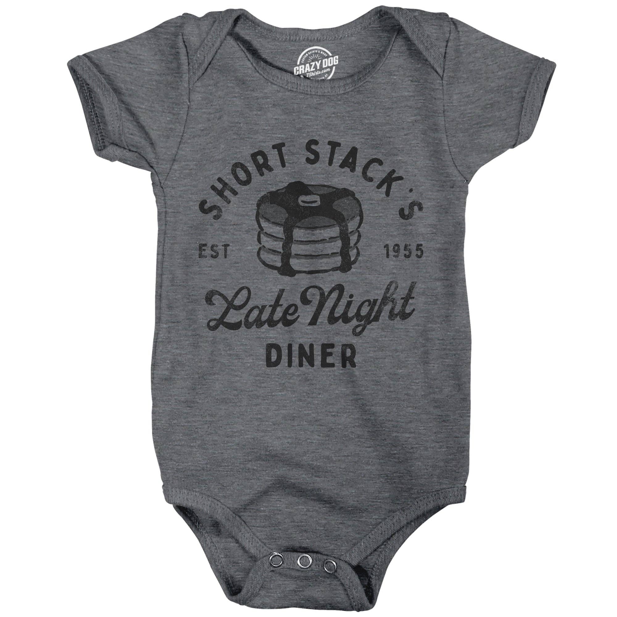 Short Stacks Late Night Diner Baby Bodysuit