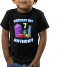 Personalized T-Shirts for Adventures with Bots Stories Theme Birthday