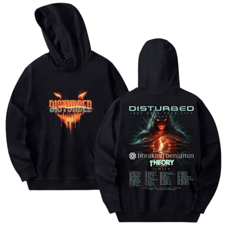 Disturbed Hoodie, Take Back Your Life Tour 2023