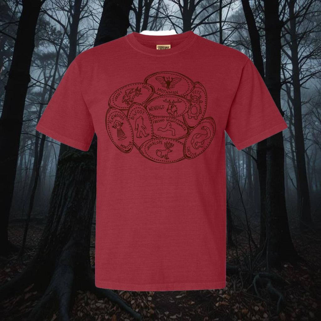 Cryptid & National Park T-Shirts: Mothman, Bigfoot