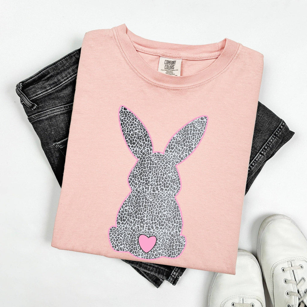 Leopard Print Bunny, Easter, Bunny, Jesus, Rabbit, Tshirt