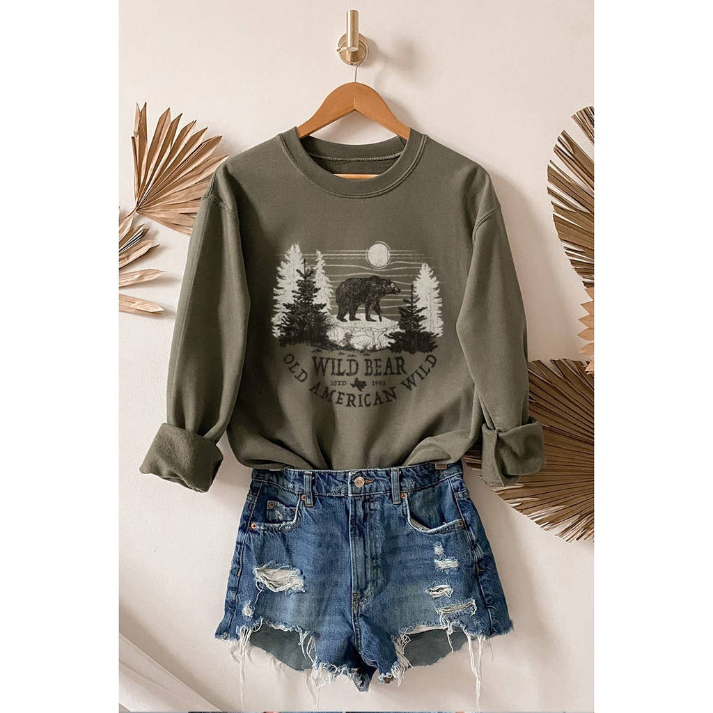 American Wild Vintage Graphic Sweatshirts