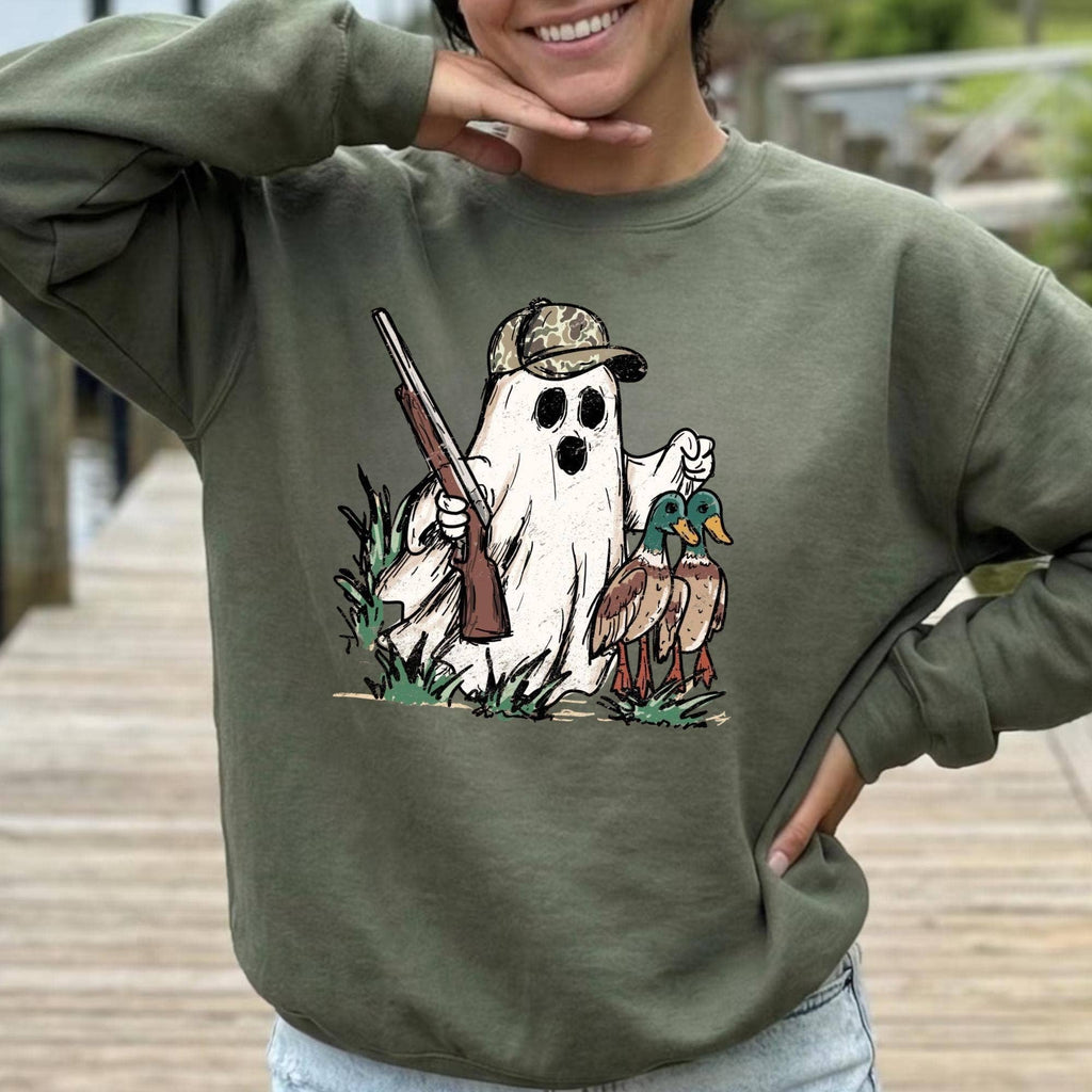 Ghost Hunter Mallard Crewneck Sweatshirt
