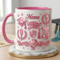 Personalized Graduation Mug Class of 2026 3D Embossed Accent College Gift