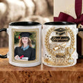 Custom Name Graduation 3D Effect Coffee Mug, Grads Gift For Daughter From Mom Dad, Class Of 2026, Graduation Accent Mug Gift, bD24JdKb