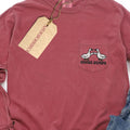 Embroidered Goose Bumps Pocket Long Sleeve T-Shirt
