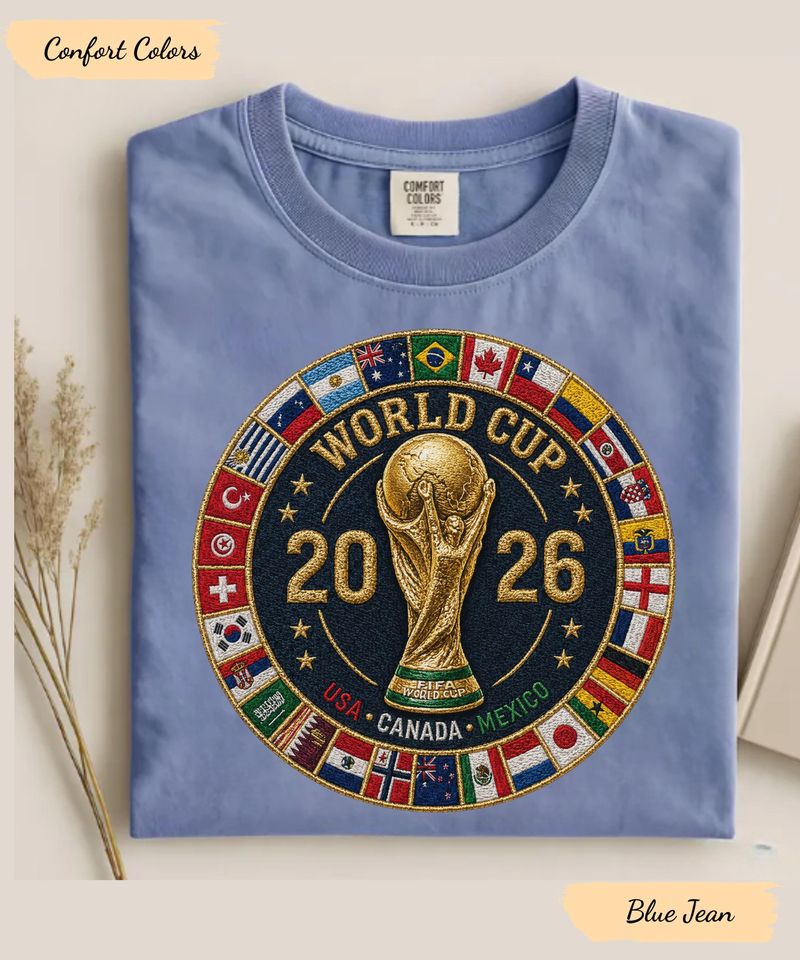 World Cup 2026 Soccer Graphic Tee - USA Canada Mexico