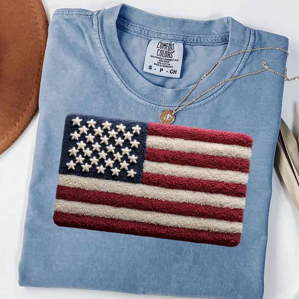 American Flag PNG, 4th July Png, Patriotic Sublimation Design, Memorial Day Art (Digital)
