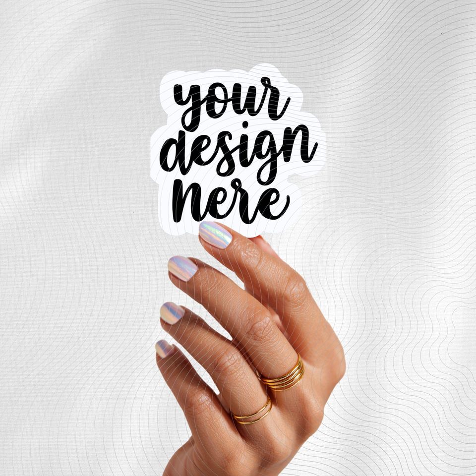 Die Cut Sticker Mockup, Sticker Mockup, Printify Sticker Mockup, Canva Sticker Mockup, Custom Sticker Mockup PSD Template Sticker PNG Mockup