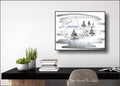 Outdoor Camping  Pen & Ink Downloadable Print, To Do List, Plus 3 FREE Fishing Reel Patent Documents