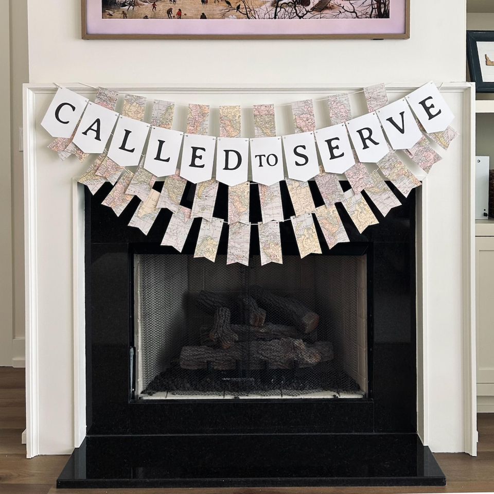 Called to Serve Banner Printable Mission Call Opening Banner Printable Called to Serve Missionary Sign Call the Call Party Deco